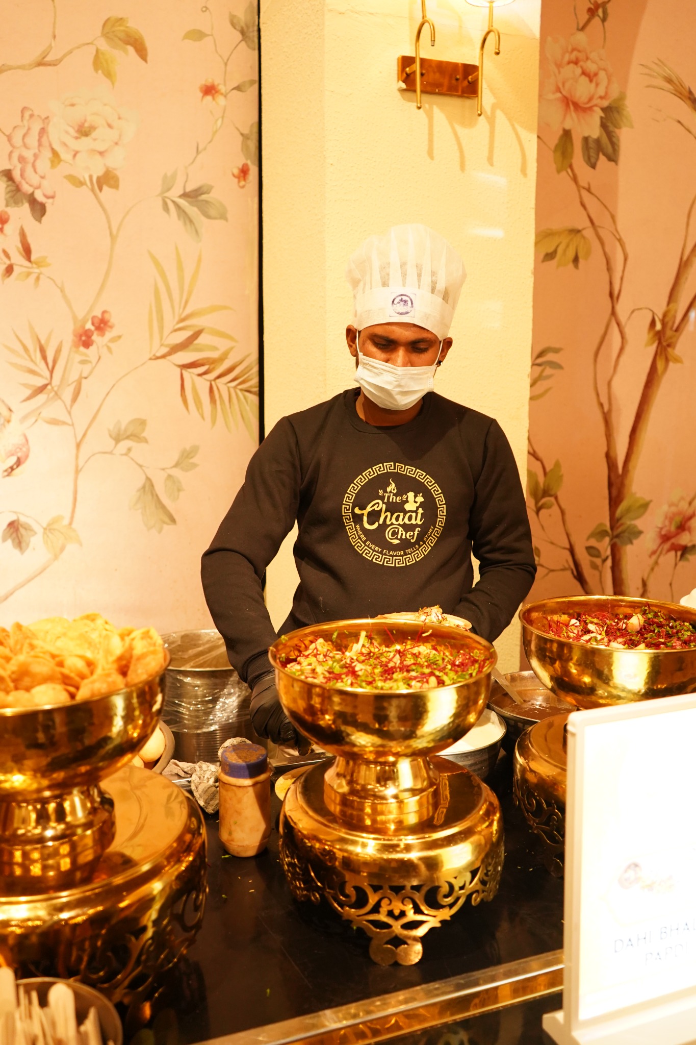 The Chaat Chef team serving guests