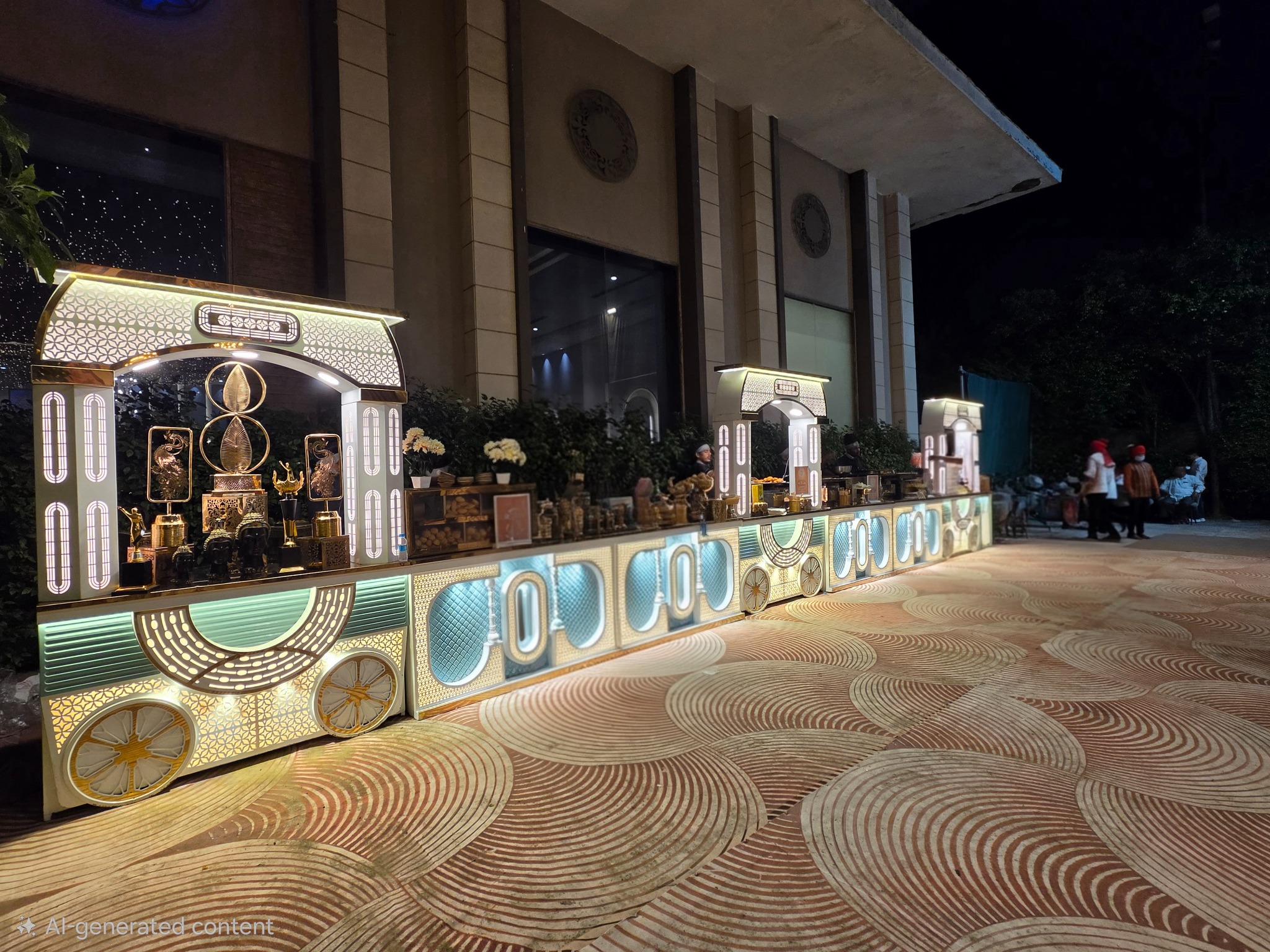 The Chaat Chef & Co. event setup
